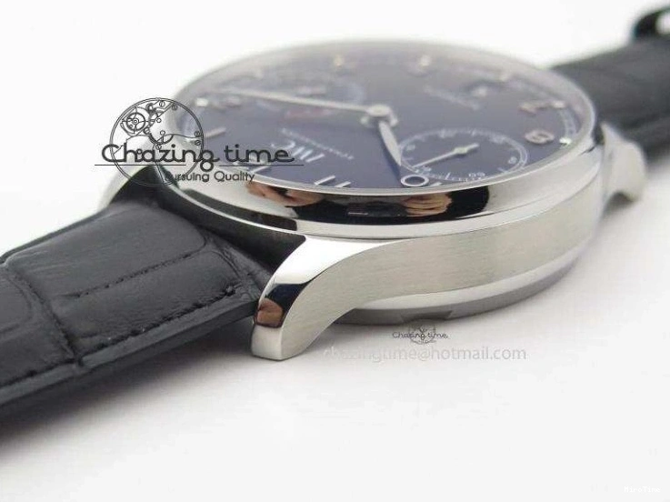 MIROTIME 0412 Practical Portuguese Real PR IW500109 ZF 1:1 Best Edition Black Dial On Black Leather Strap A52010 V 7308